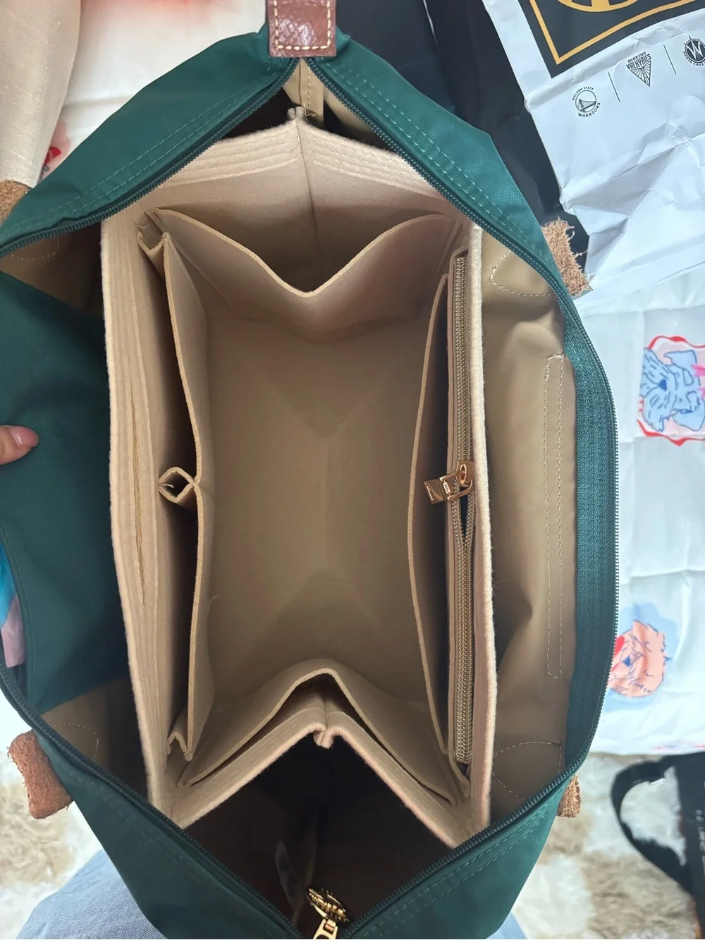 Forrest Green Medium Le Pliage Long Handled